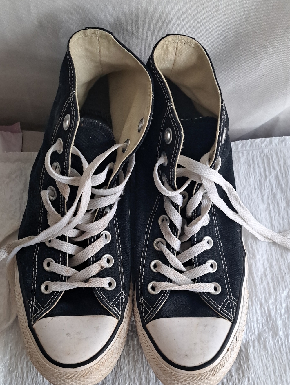 Converse Black & White High-Top Sneakers